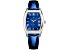 Christian Van Sant Women's Gemma Blue Dial, Blue Leather Strap Watch