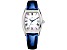 Christian Van Sant Women's Gemma White Dial, Blue Leather Strap Watch