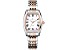 Christian Van Sant Women's Gemma White Dial, Multicolor Stainless Steel Watch