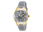 Invicta Angel 38mm Gunmetal Dial Gunmetal Silicone Quartz Watch