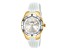 Invicta Angel 38mm White Dial White Silicone Quartz Watch