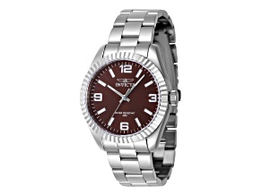 Invicta Specialty 36mm Copper Color Dial Stainless Steel Quartz Watch