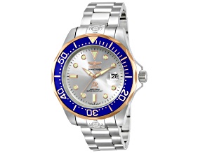 Invicta Pro Diver 47mm White Dial Stainless Steel Band Automatic Watch