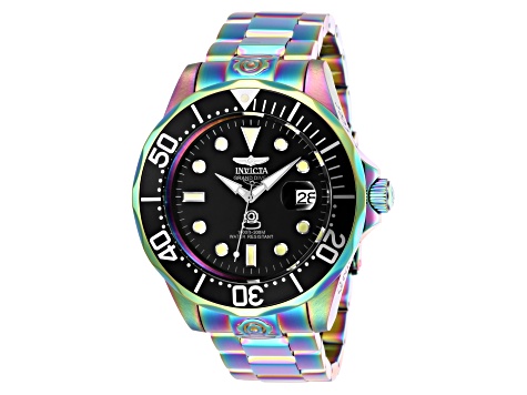 Invicta Pro Diver 47mm Black Dial Stainless Steel Band Automatic Watch