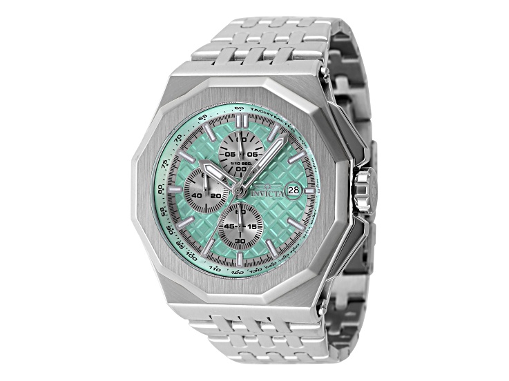 Invicta Akula 48mm Turquoise Color Dial Stainless Steel Bracelet