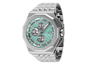 Invicta Akula 48mm Turquoise Color Dial Stainless Steel Bracelet Quartz Watch