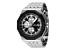 Invicta Akula 48mm Black Dial Stainless Steel Bracelet Quartz Watch