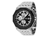 Invicta Akula 48mm Black Dial Stainless Steel Bracelet Quartz Watch