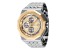 Invicta Akula 48mm Yellow Dial Yellow Bezel Stainless Steel Bracelet Quartz Watch