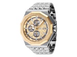 Invicta Akula 48mm Yellow Dial Yellow Bezel Stainless Steel Bracelet Quartz Watch