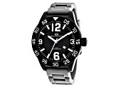 Oceanaut Men's Aqua One Black Dial, Gray Silicone Watch