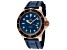 Glycine Men's Combat Sub Sport 42 Bronze 42mm Automatic Blue Rubber Strap Watch