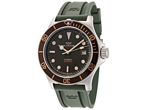 Glycine Men s Combat Sub Sport 42 Bronze 42mm Automatic Green