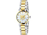 Gucci Women's G-Timeless White Dial, Two tone Stainless Steel Watch