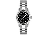 Gucci Women's G-Timeless Black Dial, Stainless Steel Watch