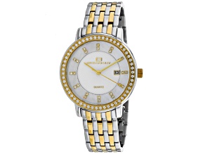 Oceanaut Women's Blossom White Dial, Silver-tone/Yellow Stainless Steel Watch