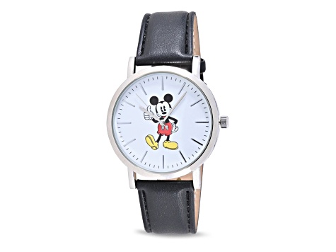 Disney Mickey and Minnie Red and Black Vegan Leather Bands  display picture 1