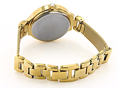 Jeanneret Luxury 34mm Case Mesh Band Ladies Watch