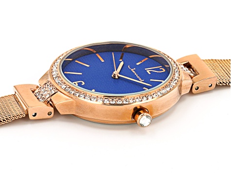 Jeanneret Luxury 34mm Case Mesh Band Ladies Watch