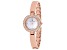 Christian Van Sant Women's Palisades White Dial, Rose Stainless Steel  Watch