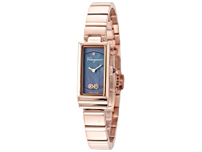 Ferragamo Women's Essential 14mm Quartz MOP Dial Rose Stainless Steel Watch