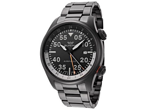 Glycine Men's Airpilot GMT 44 44mm Quartz Watch