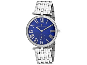 Christian Van Sant Women's Hush Blue Dial, Stainless Steel Watch