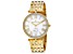 Christian Van Sant Women's Hush White Dial, Yellow Stainless Steel Watch