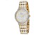 Bulova Women's Phantom White Dial, Yellow Stainless Steel Watch