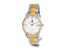 Charles Hubert Two-Tone Stainless Steel White Dial Watch