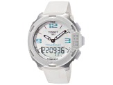 Tissot Men's T-Touch 42.15mm White Dial Synthetic Leather Watch