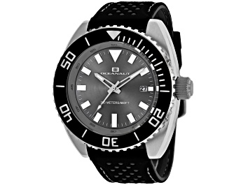 Picture of Oceanaut Men's Submersion Gray Dial, Black Bezel, Black Rubber Strap Watch