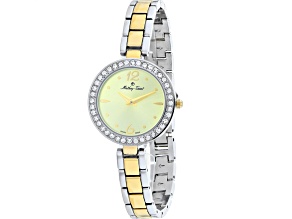 Mathey Tissot Women's FLEURY 6506 Yellow Dial Two-tone Stainless Steel Watch