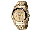 Invicta Pro Diver 43mm Black and Yellow Bezel Quartz Watch