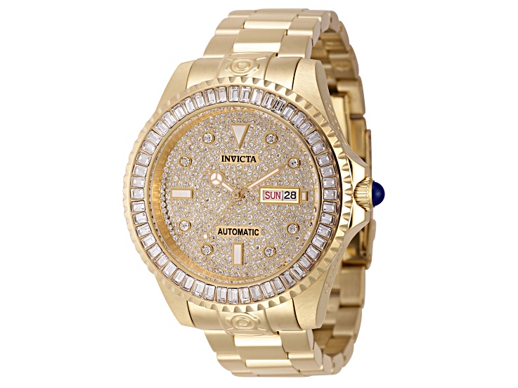 Invicta Pro Diver 47mm White Bezel Gold Tone Stainless Steel