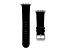 Gametime NHL Seattle Kraken Black Leather Apple Watch Band (42/44mm M/L). Watch not included.