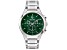 Bulova Men's Curv Green Dial, Stainless Steel Watch