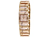 Pulsar Women's Classic Rose Dial Rose Stainless Steel with Crystal Accents Watch