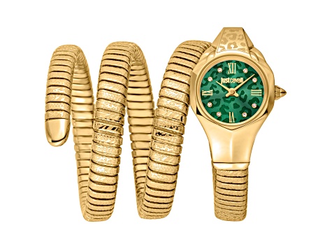 Just Cavalli Women's Signature Snake Ravenna mm Quartz Watch