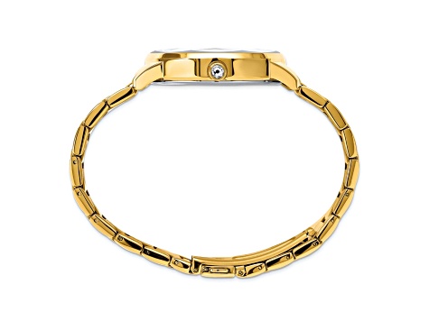 Mason Stainless Steel Yellow IP with Crystal Yellow Dial Watch