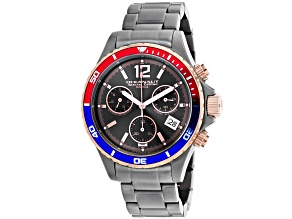 Oceanaut Men's Baltica Special Edition Black Dial, Two-tone Bezel, Gunmetal Stainless Steel Watch