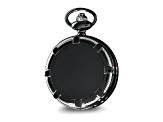 Charles Hubert Black Ion Plating Over Brass Full Hunter Mechanical Pocket Watch