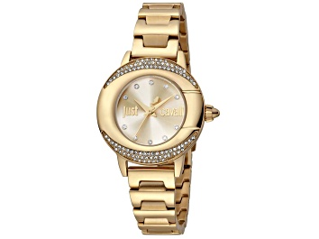 Picture of Just Cavalli Women's Glam Chic Yellow Dial, Yellow Stainless Steel Watch