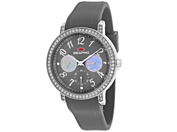 Picture of Seapro Women's Swell Gray Dial, White Bezel, Gray Silicone Watch