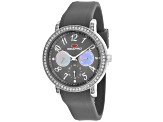 Seapro Women's Swell Gray Dial, White Bezel, Gray Silicone Watch