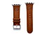 Gametime Kansas City Chiefs Leather Band fits Apple Watch (38/40mm S/M Tan). Watch not included.