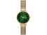 Skagen Women's Anita Green Dial, Yellow Stainless Steel Watch