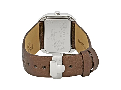 Tissot T-Wave Women's Silver Tone Dial Diamond Bezel Watch