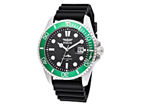 Invicta Pro Diver 43mm Black Dial Silicone Band Quartz Watch
