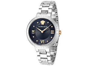 Versace Women's Greca 36mm Quartz Watch with Stainless Steel Strap